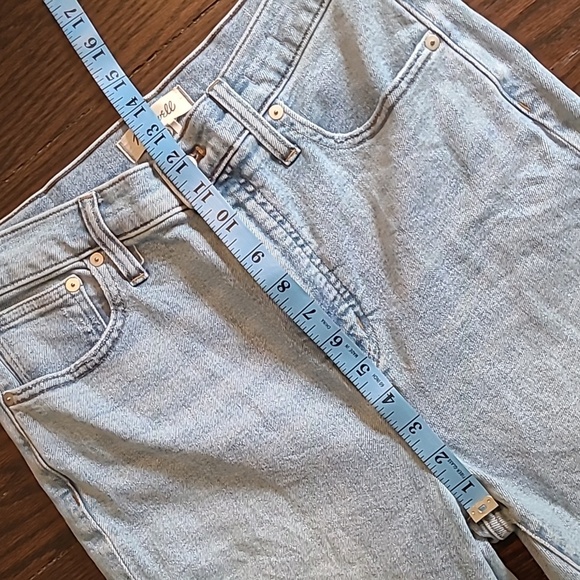 Madewell The Perfect Vintage Jean High-rise Distressed Light Wash Wmns 29 Casual - Picture 6 of 16